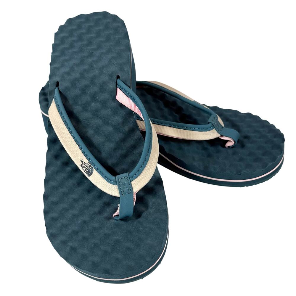 NEW North Face Base Camp Flip Flops Slip On Wedges Womens Size 5 NWOT